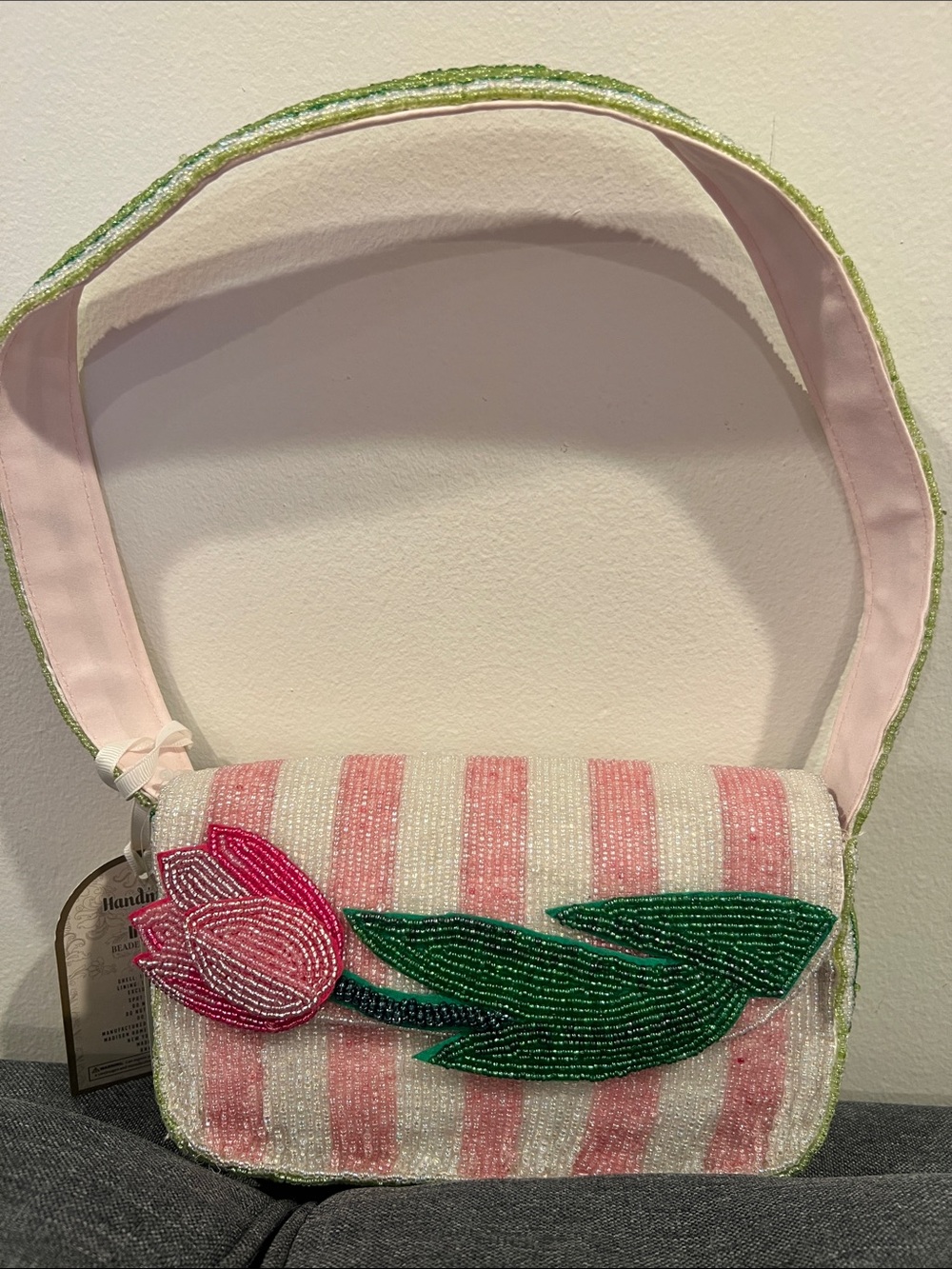 Tulip beaded bag NEW